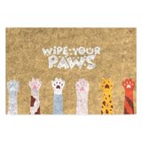 Monnhein Tasarımlı Dekoratif Kapı önü Paspas, Dış Mekan/Ev İçi/Banyo/Mutfak/Yatak Odası/Giriş Paspasları (Wipe Your Paws, 45X70)