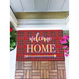 Monnhein Welcome Home Kapı Önü Paspası Dekoratif Kapı Paspası Dış Mekan Paspas Ev Içi Paspası 45x70cm