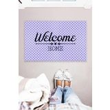Monnhein Welcome Tarz İç ve Dış Mekan Çok Amaçlı Dekoratif Kapı Önü Paspası 45x70