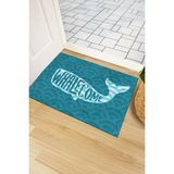 Monnhein Whale Come Kapı Önü Paspası - Renkli - 45 x 65 cm