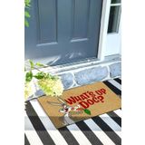 Monnhein Whats Up Kapı Önü Paspası Dekoratif Kapı Paspası Dış Mekân Paspas Ev İçi Paspası 45x70cm