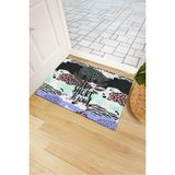 Monnhein Wild Life Message Kapı Önü Paspası - Renkli - 40 x 60 cm