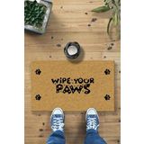 Monnhein Wipe Your Paws Dekoratif Kapı Önü ve İç Mekan Paspası 45x70