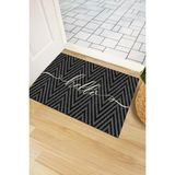 Monnhein Zigzag Home Kapı Önü Paspası - Renkli - 40 x 60 cm