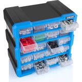 Mono Blok Çekmece Seti 20'li Hobby Organizer Seti Monoblok Çekmece Vida Dübel Kutusu Takı Kutusu - Çok Renkli