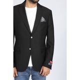 Mono By Nurson Gabardin Blazer Ceket - 5-Siyah - 58 - 6 Drop