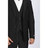 Mono By Nurson Gabardin Takım Elbise - 60 - 4 Drop - Siyah - Siyah
