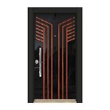 Mono Çelik Kapı Çelik Kapı Mn-1007 Daire Kapısı , Çelik Kapı Siyah