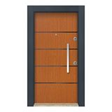 Mono Çelik Kapı Dış İklim Mn-6015 Antrasit