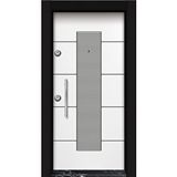 Mono Çelik Kapı Kapı , Mn-1829-s Daire Kapısı Çelik Kapı Siyah