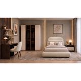 Mono Genç Odası (4 Kapılı Dolap+Karyola 100X200+Komodin+Çalışma Masası Ve Üst Ünite+Kitaplık+Şifonyer+Ayna)