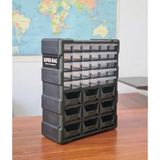 Monoblok Avadanlık Ve Çekmece 39 Gözlü Seti Hobby Organizer Düzenleyici 30 Çekmece 9 Avadanlık Mavi