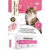 Monodozz Skin&Coat Likit Oral Strip 2.6 ml x 20 Pipet Yetişkin Kedi ve Köpekler İçin Tüy Dökülmesini Önleyici