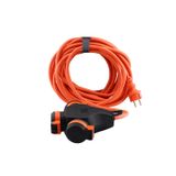 Monofaze Çoğaltıcı Seyyar Topraklı 3'lü Grup Priz Fiş 20 Metre Çoklu CCA Uzatma Kablosu 3x1.5 mm