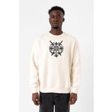 Monogatari Anime Episode Clan Symbol Ekru Erkek 2ip Sweatshirt