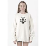 Monogatari Anime Koyomi Vampire Symbol Beyaz Kadın 2ip Sweatshirt