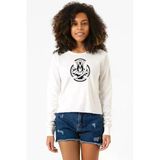 Monogatari Anime Koyomi Vampire Symbol Ekstra Uzunkol Sweatshirt Ekru