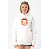 Monogatari Anime Takeo Gouda Circle Poster Beyaz Kadın 3İp Kapşonlu Sweatshirt