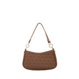 Monogram Baskılı Taba Shk113 Suni Deri Astarlı Fermuarlı Ayarlanabilir Askılı El, Kol ve Omuz Çantası Monogram Baskılı Taba