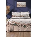 MonoHome %100 PAMUK PERCALE Battal Nevresim Takımı 5D Dijital Mimoza-220x240