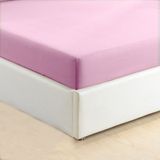 Monohome %100 Pamuklu Ranforce Fitted Pudra Tek Kişilik Lastikli Çarşaf 100*200 - 100 x 200 cm