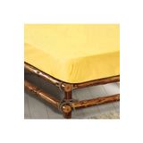Monohome %100 Pamuklu Ranforce Fitted Sarı 160x200 cm Lastikli Çift Kişilik Çarşaf