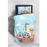 Monohome Animals Sail 3D Pamuk Saten Bebek Nevresim Takım