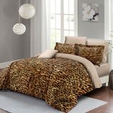 Monohome Anneler Günü %100 Pamuk Percale Çeyizlik Luxury 5d Dijital Çift Kişilik Nevresim Takımı Turkuaz - Bej - Kahverengi - 200 x 220 cm
