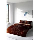 MONOHOME Anneler Günü Çift Kişilik Nevresim Takımı Kahverengi 200x220, monohome9772HF