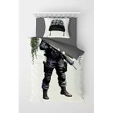 MONOHOME Asker 3D Pamuk Saten Çocuk Nevresim Takımı 160x220, monohome9833
