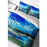 Monohome Atalanta City Modern Renkli Çift Kişilik 200x220 cm Nevresim Takımı