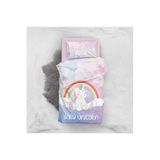 MONOHOME Baby Unicorn 3D Pamuk Saten Bebek Nevresim Takımı 100x150, monohome16562