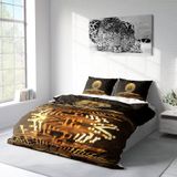 Monohome Bitcoin 2 3D Pamuk Saten Çift Kişilik King Size Nevresim Takımı