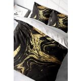 Monohome Black Design 3D Pamuk Saten Çift Kişilik 200x220 cm Nevresim Takımı