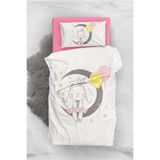 MONOHOME Bunny Girl 3D Pamuk Saten Bebek Nevresim Takımı 100x150, monohome1771