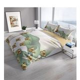 Monohome Butterflys 3D Renkli Çift Kişilik 200x220 cm Nevresim Takımı