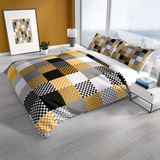 Monohome Cattleya Checkers 3d Pamuk Saten Çift Kişilik Nevresim Takımı