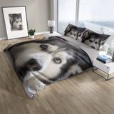 Monohome Cattleya Husky 3d Pamuk Saten Çift Kişilik Nevresim Takımı