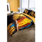 Monohome Cattleya Parrot 3d Pamuk Saten Çift Kişilik Nevresim Takımı