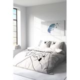 MONOHOME Çift Kişilik 3D Dijital Baskılı Pamuk Saten Nevresim Takımı Darling, monohome9611HF