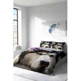 MONOHOME Çift Kişilik Husky Desenli 3D Dijital Baskılı Nevresim Takımı, monohome4821HF