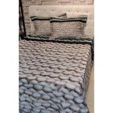 MONOHOME Çift Kişilik Jakar Dokuma Pike Takımı, Kapiçino, 220x240cm, pike4344
