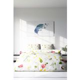 MonoHome Çift Kişilik ( Lastikli Çarşaflı ) %100 Pamuk Saten Nevresim Takımı Garden monohome59767