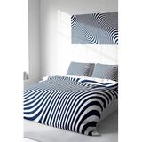 MONOHOME Çift Kişilik Nevresim Takımı Özel Dokuma Pamuk Saten 3D Digital Blue Line, monohome17163HF