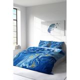 MONOHOME Çift Kişilik Nevresim Takımı Özel Dokuma Pamuk Saten 3D Digital Bluedream, monohome2704HF