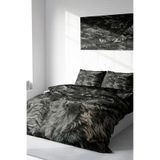 MONOHOME Çift Kişilik Nevresim Takımı Özel Dokuma Pamuk Saten 3D Digital Dark Feather, monohome17156HF