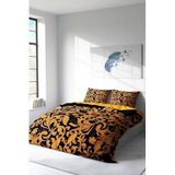 MONOHOME Çift Kişilik Nevresim Takımı Özel Dokuma Pamuk Saten 3D Digital Gold Floral, monohome7372HF