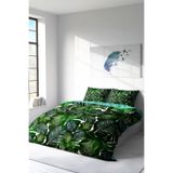 MONOHOME Çift Kişilik Nevresim Takımı Özel Dokuma Pamuk Saten 3D Digital Green Forest, monohome4562HF