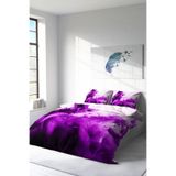 MONOHOME Çift Kişilik Nevresim Takımı Özel Dokuma Pamuk Saten 3D Digital Mor, monohome9352HF