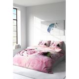MONOHOME Çift Kişilik Nevresim Takımı Özel Dokuma Pamuk Saten 3D Digital Softrose Pembe 200x220, monohome4975HF